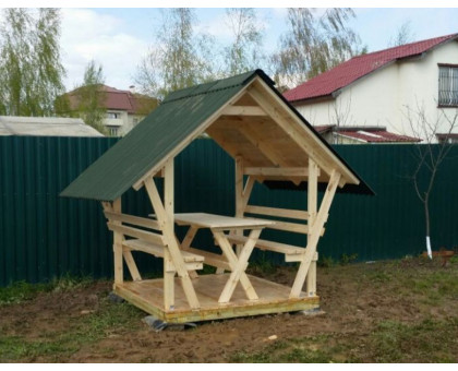Беседка для дачи "Залавочка" в Талдомский городской округ мини